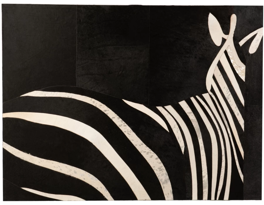 Cadre Rectangulaire Zèbre Cuir Noir/Blanc Jline By Jolipa 3 Cadre Rectangulaire Zèbre Cuir Noir/Blanc Jline By Jolipa