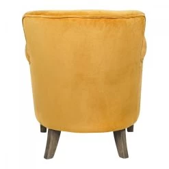 Fauteuil Claude Velours Safran Blanc D'Ivoire 9 Fauteuil Claude Velours Safran Blanc D'Ivoire -Meubles De Maison Magasin 719 1 Fauteuil Claude Velours Safran Blanc d Ivoire Deco Campagne Chic 4