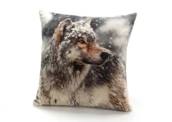 2 Coussins Loup 45x45