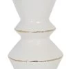 Vase Sybellia Blanc Doré H42cm - NEW 2 Vase Sybellia Blanc Doré H42cm - NEW -Meubles De Maison Magasin 727 1 Vase Sybellia Blanc Dore Cote Table Deco Campagne Chic