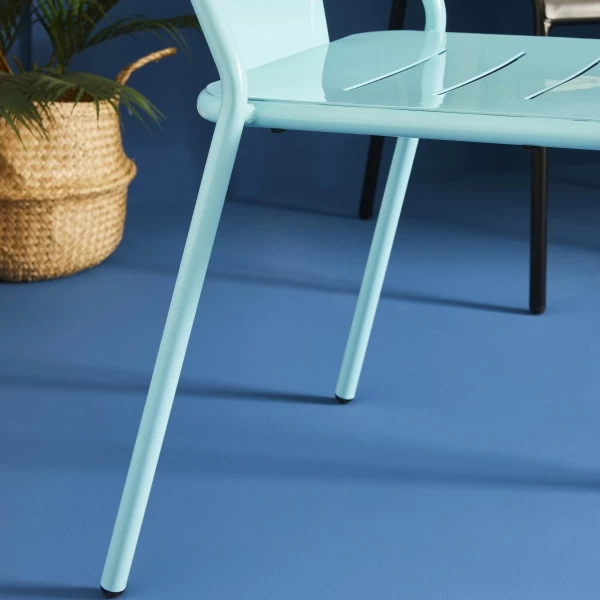 Chaise Achille Alu Bleu (Indoor/Outdoor) 9 Chaise Achille Alu Bleu (Indoor/Outdoor) – Image 7
