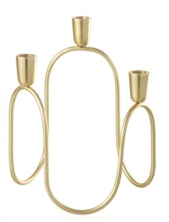 Chandelier Tryo Aluminium Doré