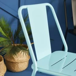 Chaise Achille Alu Bleu (Indoor/Outdoor) 13 Chaise Achille Alu Bleu (Indoor/Outdoor) -Meubles De Maison Magasin 740 1 Chaise Achille Alu Bleu Outdoor Signature Mobilier Deco Campagne Chic 5