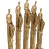 Statue 5 Personnages Sur Pied -Meubles De Maison Magasin 741 1 5 Personnages sur Pied Resine Or Jolipa Jline Style Campagne