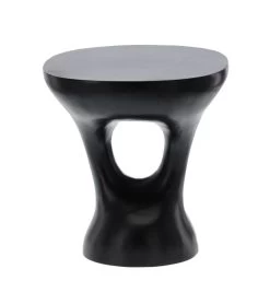 Bout De Canapé Noha Alu Noir Mat