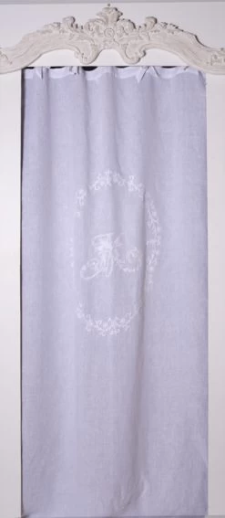 2 Rideaux Majesté Blanc Coquecigrues 130x300