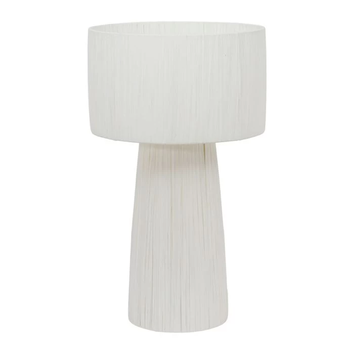 Lampe Sienne Raphia Blanc 4 Lampe Sienne Raphia Blanc – Image 2