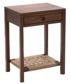 Chevet 1 Tiroir Daphné Bois Cordes