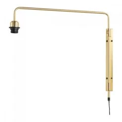 Applique Pivotante Alice Dorée / Jute Blanc D'Ivoire -Meubles De Maison Magasin 774 1 Applique Pivotante doree Alice avec ou sans abat jour Blanc d Ivoire Deco Campagne Chic 4