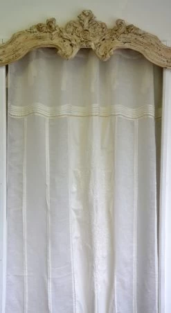 2 Rideaux Autrement Lin Blanc Coquecigrues 130x300