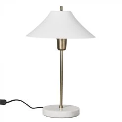 Lampe De Table Sofia Marbre Blanc