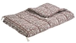 Futon Eden Coton Terracotta 180x80 Blanc D'Ivoire