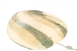 Lampe Galet Dany Bleu Vert -Meubles De Maison Magasin 795 1 Lampe Ovale Dany Bleu Vert Verre Jline Jolipa Deco Campagne Chic 2