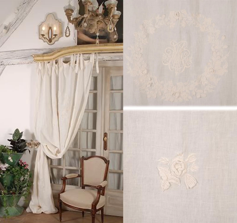 2 Rideaux Eugénie Blanc Coquecigrues 130x300 3 2 Rideaux Eugénie Blanc Coquecigrues 130x300