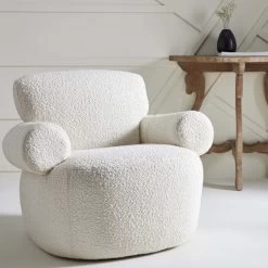 Fauteuil Balou Bouclettes Blanches