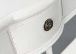 Chevet 2 Tiroirs Bois Blanc Agathe Amadeus -Meubles De Maison Magasin 804 1 Table de Chevet 2 Tiroirs Bois Blanc Agathe Amadeus Cades Deco Style Campagne 3