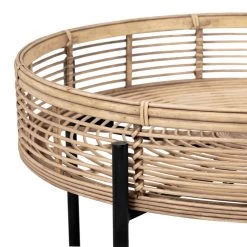 Tables Basses Bambou Naturel Coté Table -Meubles De Maison Magasin 809 1 Tables Basses Bambou Naturel Cote Table Style Campagne 3