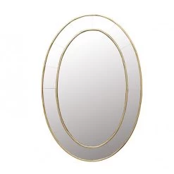 Miroir Ovale Doré 140cm