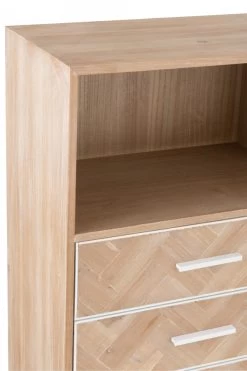 Armoire Haute 3 Tiroirs Zig Zag Naturel Blanc 17 Armoire Haute 3 Tiroirs Zig Zag Naturel Blanc -Meubles De Maison Magasin 820 1 Armoire Haute 3 Tiroirs Bois Metal Zig Zag Naturel Blanc JLine Jolipa Deco Campagne Chic 8