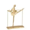 Statue Ballerine Pointe Or -Meubles De Maison Magasin 828 1 Statue Ballerine Pointe Or JLine Jolipa Deco Campagne Chic