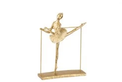 Statue Ballerine Pointe Or
