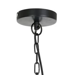 Suspension Haleg Noir Rotin Naturel -Meubles De Maison Magasin 828 1 Suspension Haleg Noir Rotin Naturel Cote Table Style Campagne 3