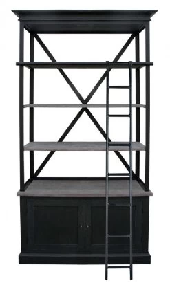 Bibliothèque En X Gris Anthracite GM