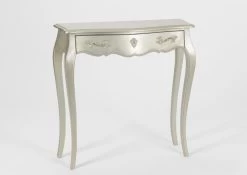 Console Bois 1 Tiroir Murano Silver Amadeus