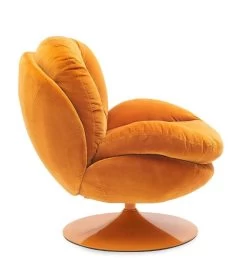 Fauteuil Memento Velours Uni Orange NOUVEAU 8 Fauteuil Memento Velours Uni Orange NOUVEAU -Meubles De Maison Magasin 834 1 Fauteuil Memento Velours Uni Orange Athezza Hanjel Deco Campagne Chic 3