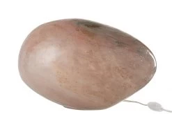 Lampe Galet Dany Rose -Meubles De Maison Magasin 842 1 Lampe Galet Dany Rose Verre Jline Jolipa Deco Campagne Chic