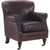 Fauteuil Cuir Brun Athezza 1 Fauteuil Cuir Brun Athezza -Meubles De Maison Magasin 845 Fauteuil Tucson Cuir Brun
