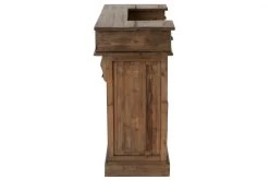 Comptoir Bar Bois Marron 2 Tiroirs -Meubles De Maison Magasin 862 1 Comptoir Bar Bois Marron 2 Tiroirs J Line Jolipa Deco Campagne Chic 9