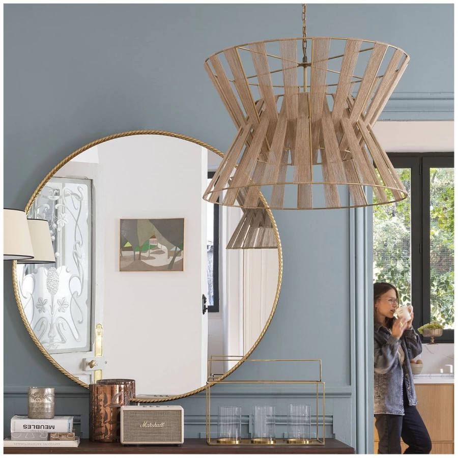 Suspension Ava Jute Tressée --- Blanc D'Ivoire 4 Suspension Ava Jute Tressée --- Blanc D'Ivoire – Image 2