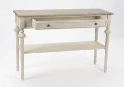Console 1 Tiroir Bois Ivoire Legende Amadeus Cades