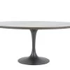 Table à Manger Ovale Tulipe Marbre Blanc 180cm -Meubles De Maison Magasin 876 1 Table a Manger Ovale Marbre Blanc Tulipe Signature Style Campagne