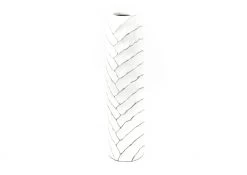 Vase Blanc Contemporain Mykonos Amadeus Cades Deco H82cm