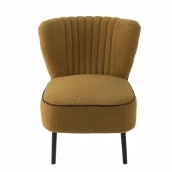 Fauteuil Gina Bouclettes Ambre 12 Fauteuil Gina Bouclettes Ambre -Meubles De Maison Magasin 884 1 Fauteuil Gina Bouclettes Ambre Signature Mobilier Deco Campagne Chic