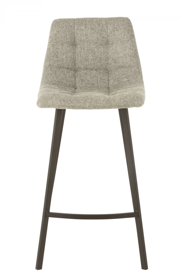 Chaise De Bar Tissu Stephane (3couleurs) 4 Chaise De Bar Tissu Stephane (3couleurs) – Image 2