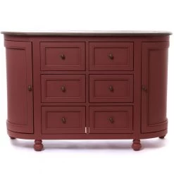 Buffet 6 Tiroirs Bohème Terracota