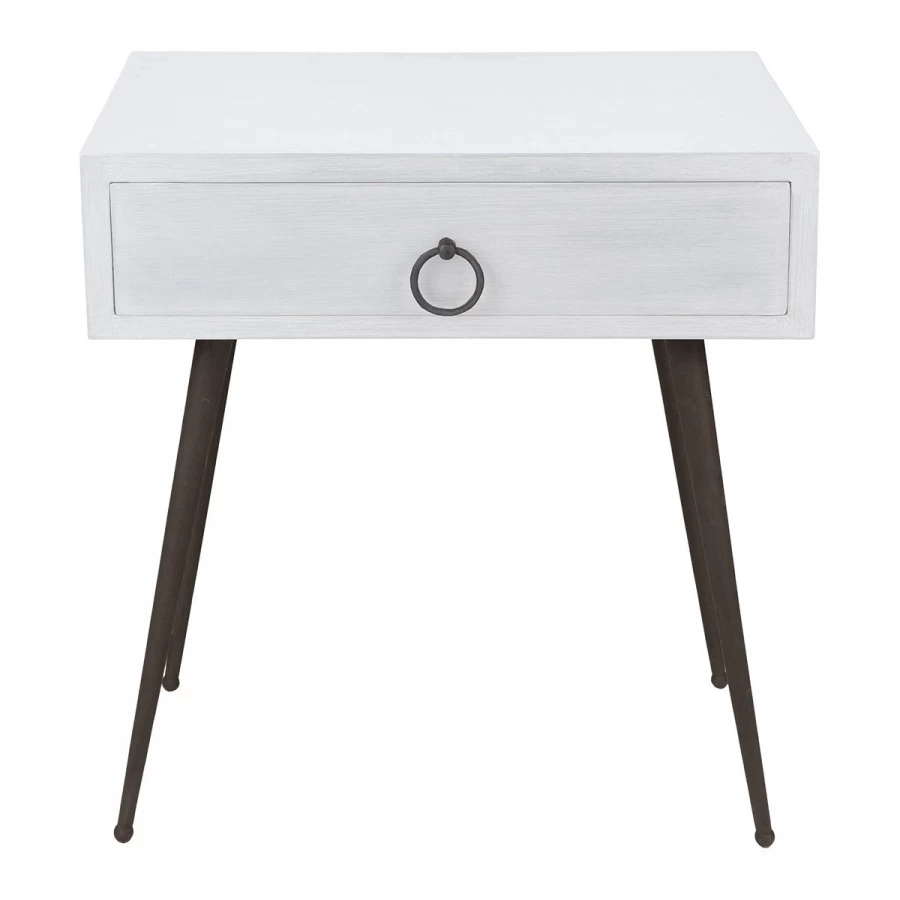 Chevet 1 Tiroir Lola Blanc Blanc D'Ivoire 3 Chevet 1 Tiroir Lola Blanc Blanc D'Ivoire