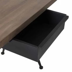 Bureau Indus Jean Bois Métal -Meubles De Maison Magasin 917 1 Bureau Indus Jean Bois Metal Signature Mobilier Deco Campagne Chic 4