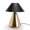 Lampe Métal Noir Or Fungi Amadeus Cades 1 Lampe Métal Noir Or Fungi Amadeus Cades -Meubles De Maison Magasin 917 1 Lampe Metal Noir Or Fungi Amadeus cades Design Deco Style Campagne