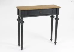 Console 1 Tiroir Bois Noir New Legende Amadeus