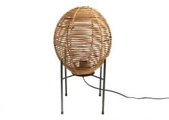 Lampe Rotin Naturel Métal Malambo