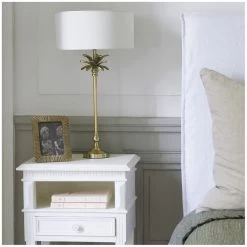 Chevet 1 Tiroir Arnaud Blanc --- Blanc D'Ivoire -Meubles De Maison Magasin 927 1 Chevet 1 Tiroir Arnaud Blanc Blanc d Ivoire Deco Campagne Chic