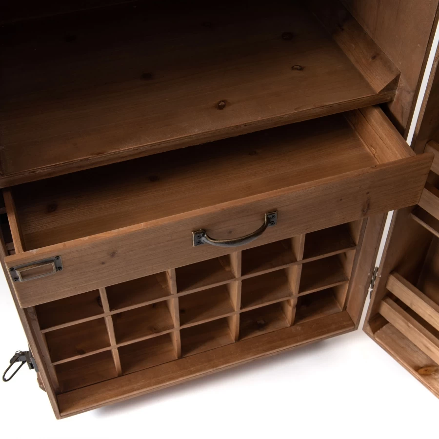 Armoire à Vin George Bois Métal 7 Armoire à Vin George Bois Métal – Image 5