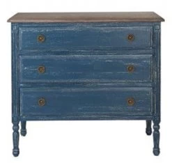 Commode 3 Tiroirs Vintage Georges -- 8 Patines Au Choix