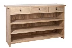Comptoir Bar Bois Naturel 3 Tiroirs XL 16 Comptoir Bar Bois Naturel 3 Tiroirs XL -Meubles De Maison Magasin 931 1 Comptoir Bar Bois Naturel Jline Jolipa Deco Campagne Chic 4