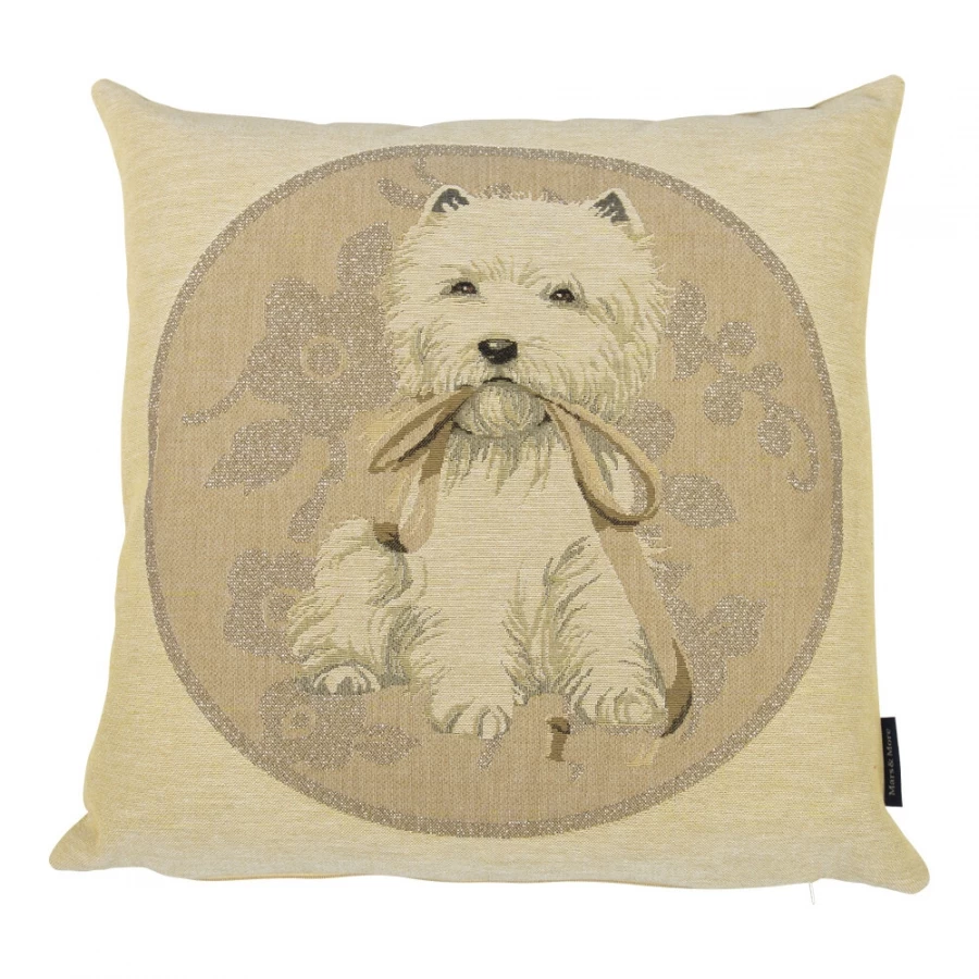 2 Coussins Gobelin Westie Luxury 45x45 3 2 Coussins Gobelin Westie Luxury 45x45