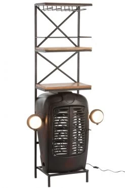 Bar Comptoir Tracteur Métal Noir 14 Bar Comptoir Tracteur Métal Noir -Meubles De Maison Magasin 937 1 Bar Comptoir Tracteur Metal Noir Jline Jolipa Deco Campagne chic 3